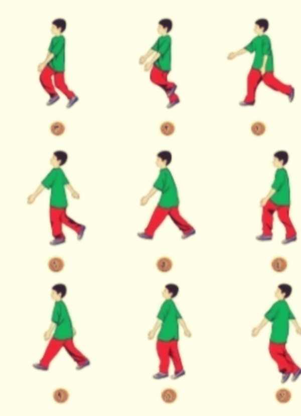 الانزلاق الصحيح من الجري مهارة حركية أساسية انتقالية