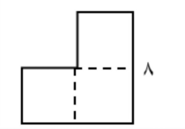 شكل مركب يمكن تقسيمه إلى 3 مربعات كما في الشكل المجاور فكم يبلغ محيطه